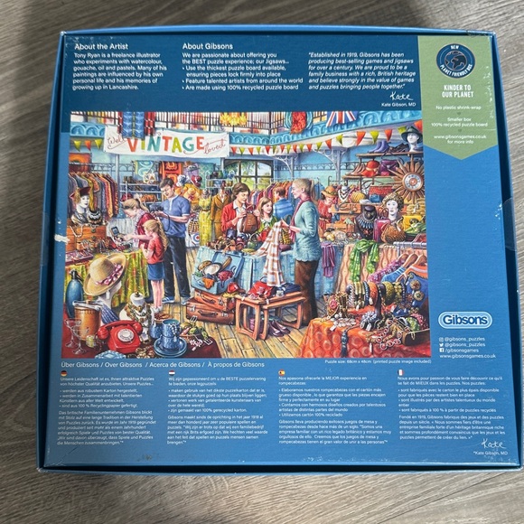 Gibsons Vintage Puzzle 1000 Pieces - Picture 2 of 2